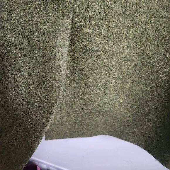 *SOLD* COS | Green Straight Wool Coat Jacket Size 2 - Picture 6 of 8